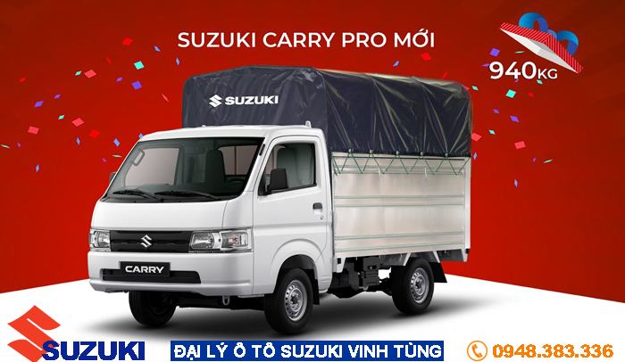 Suzuki Carry Pro - Giải pháp tăng doanh thu cùng VUA TẢI NHẸ