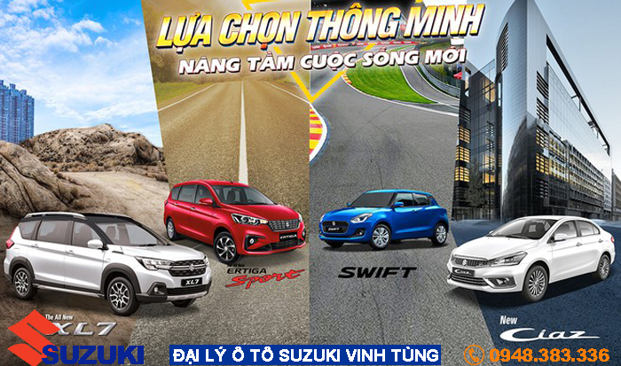 Mua xe ô tô Suzuki: Sự chọn lựa thông minh của khách hàng Việt