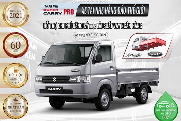 Ưu điểm nổi bật của Suzuki Carry Pro