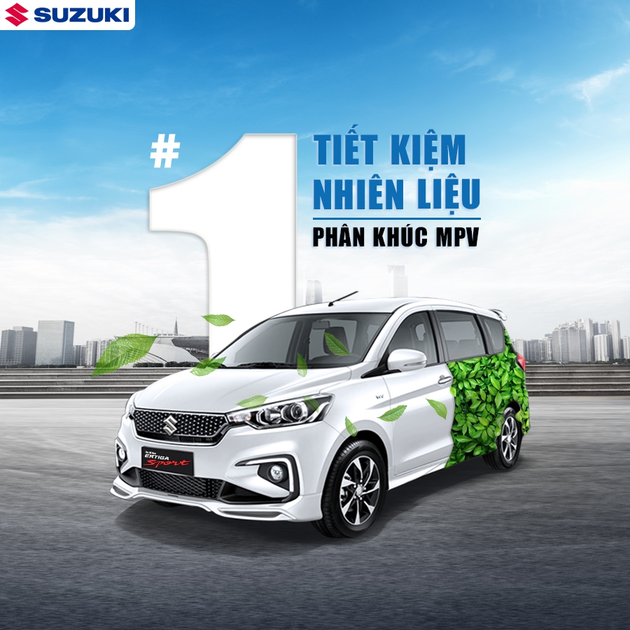 Suzuki Ertiga tiết kiệm nhiên liệu hàng đầu phân khúc MPV